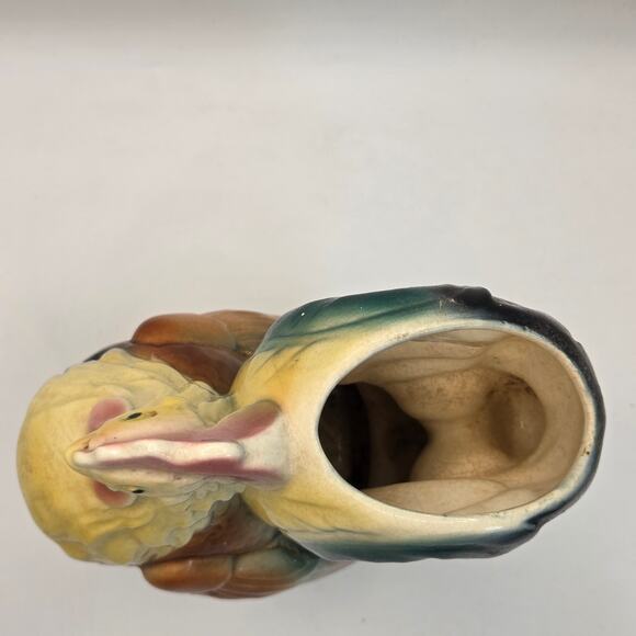 Vintage Royal Copley Rooster Planter Lot of 3 Mid Century Ceramic Pottery - Picture 10 of 16